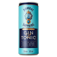 Bombay Sapphire Gin & Tonic 12 x 250ml