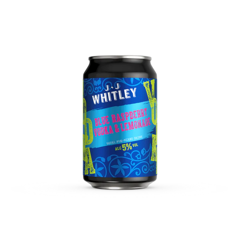 JJ Whitley Blue Raspberry Vodka & Lemonade can 12 x 330ml