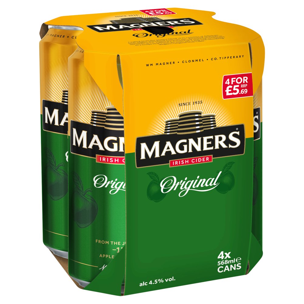 Buy Magners Irish Cider Original Apple Cans x Online - 365 Drinks