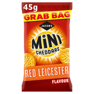 Jacob's Grab Bag Mini Cheddars Red Leicester Flavour 30 x 45g