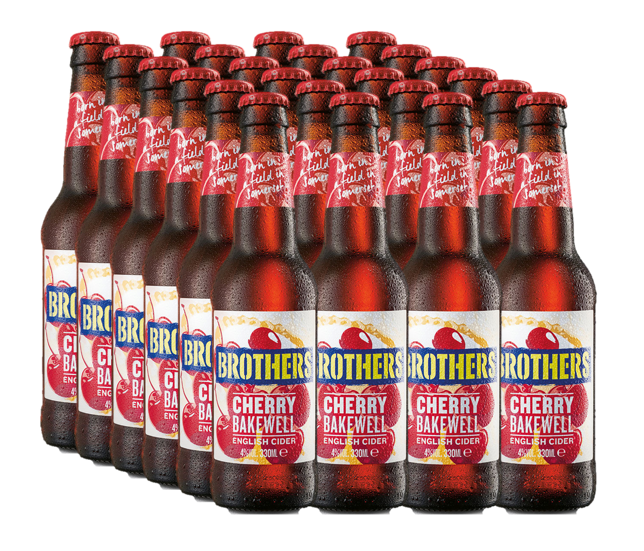 Buy Brothers Cherry Bakewell Cider 24 x 330ml Online 365 Drinks
