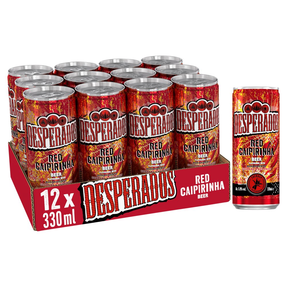 Buy Desperados Red Caipirinha Guarana Red Fruit Beer Can 12 X 330ml buy-desperados-red-caipirinha-guarana-red-fruit-beer-can-12-x-330ml