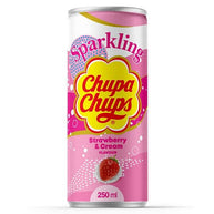 Chupa Chups Sparkling Strawberry & Cream Flavour Soda 25cl