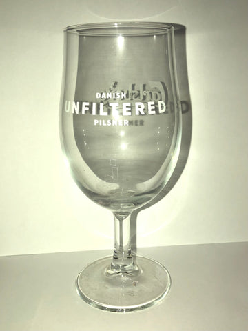 Carlsberg Unfiltered Half Pint Stemmed Glass