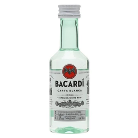 Bacardi Carta Blanca Superior White Rum Miniature 1x5cl