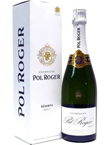 Pol Roger Brut Reserve Champagne 75cl in Gift Box