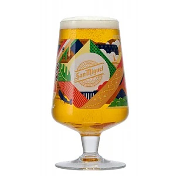 Buy San Miguel Limited Edition Chalice Half Pint Glass TR PICO DESIGN buy-san-miguel-limited-edition-chalice-half-pint-glass-tr-pico-design