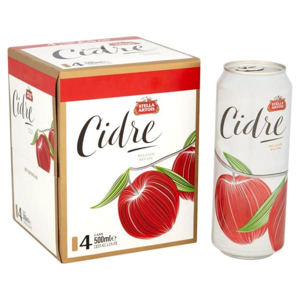 Buy Stella Artois Cidre Cider Cans 24 x 500ml Online 365 Drinks