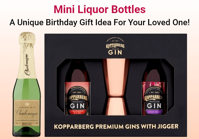 Mini Liquor Bottles: A Unique Birthday Gift Idea For Your Loved One!
