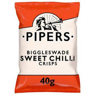 Pipers Biggleswade Sweet Chilli Crisps 24x40g