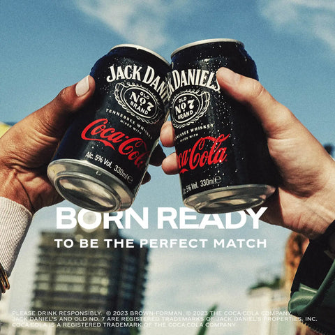 Jack Daniel's and Coca-Cola 12 x 330ml cans