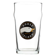 Goose Island Pint Glass 568ml round logo