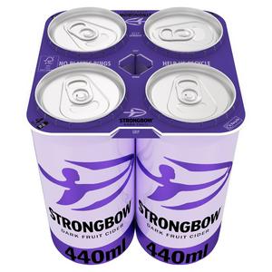 Strongbow Dark Fruit Cider Cans 24x440ml