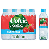 Volvic Touch of Strawberry 12 x 500ml Sugar Free
