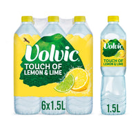Volvic Touch of Fruit Low Sugar Lemon & Lime 6 x 1.5L