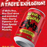 Wha Gwan Bomb Melon Cherry Rum Tonic Cans 12 x 330ml