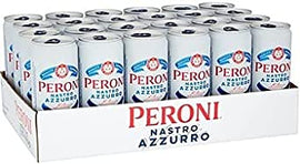 Peroni Nastro Azzurro Beer 24 x 440ml Cans