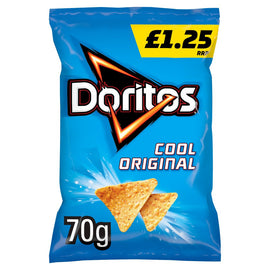 Doritos Crisps Cool Original Tortilla Chips PM£1.25 18x70g