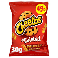Cheetos Twisted Sweet & Spicy Snacks Crisps 49p PMP 30x30g