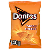 Doritos Tangy Cheese Tortilla Chips Sharing Bag Crisps 12x140g