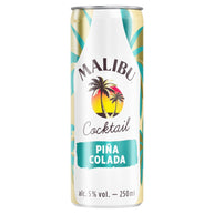 Malibu Pre-Mixed Piña Colada Rum Drink 12 x 250ml