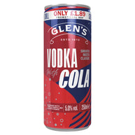 Glen's Vodka with Cola 12 x 250ml PMP £1.89