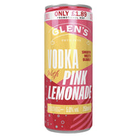 Glen's Vodka with Pink Lemonade 12 x 250ml