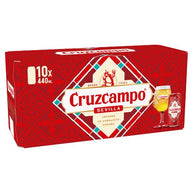 Cruzcampo Sevilla Lager Beer 10x440ml Cans