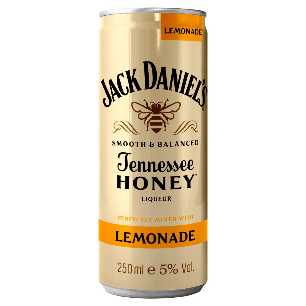 Jack Daniel’s Tennessee Honey Lemonade 12 x 250ml PMP £1.80