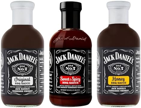 Jack Daniel's BBQ Sauce Variety Pack, 3 x 553g