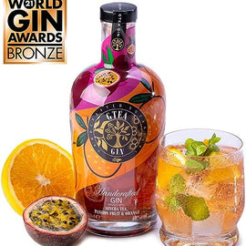 GTea Gins Tea Infused Flavoured Passion Fruit & Orange Gin 70cl