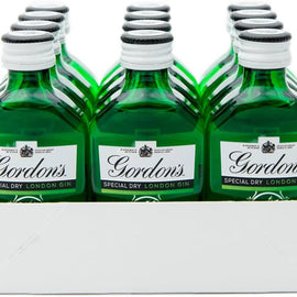 Gordon's Dry Gin 5cl Miniature - 12 Pack