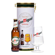 San Miguel Beer & Glass in Collectable Tin