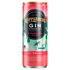 Kopparberg Gin & Lemonade Strawberry & Lime 12 x 250ml