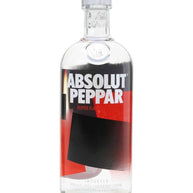 Absolut Peppar - Pepper Flavoured Vodka (red and black label) 50cl
