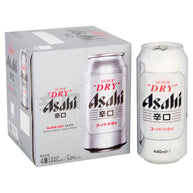 Asahi Super Dry Lager Beer 24 x 440ml Cans