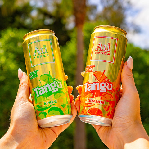 Au Vodka x Tango Mixed Bundle - 24 Pack 330ml (12 x Apple, 12 x Orange) - NEW