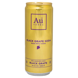 Au Vodka Black Grape Ready To Drink Pre-Mixed Cans 12x 330ml