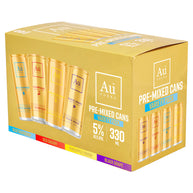 Au Vodka Ready to Drink Cans Variety Pack 8 x 330ml