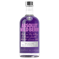 Absolut Wild Berri Berry Flavoured Swedish Vodka 70cl