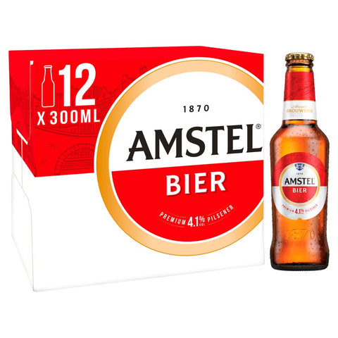Amstel Bier Bottle 12x300ml