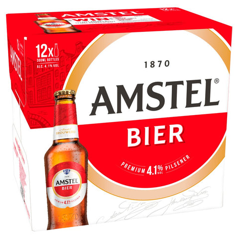 Amstel Bier Bottle 12x300ml