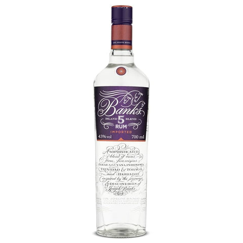 Banks 5 Island Premium White Rum 70cl