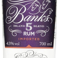 Banks 5 Island Premium White Rum 70cl