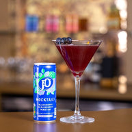 J2O Blackberry & Blueberry Martini Mocktail 250ml Can
