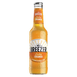 Breezer Zesty Orange 12 x 275ml Bottles - Ready to Drink - NEW