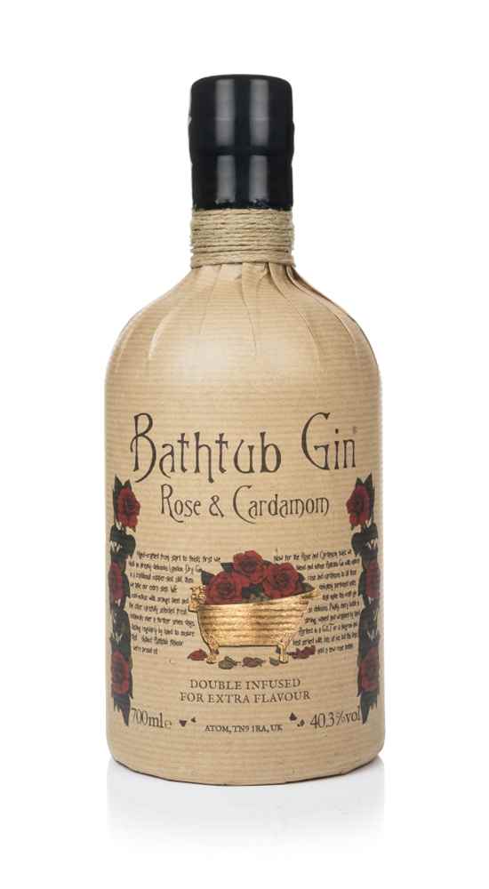 Bathtub Gin Rose and Cardamom Gin 70cl