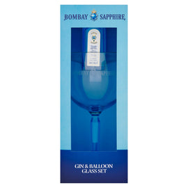 Bombay Sapphire Gin & Balloon Glass Gift Set 5cl
