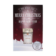 Bacardi Superior White Rum Christmas Card Mini Gift Box 5cl