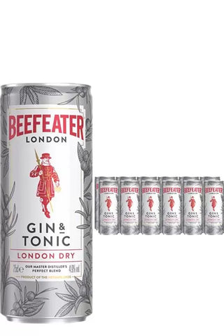 Beefeater Gin & Tonic 12 x 25cl Case - Dated 04/22